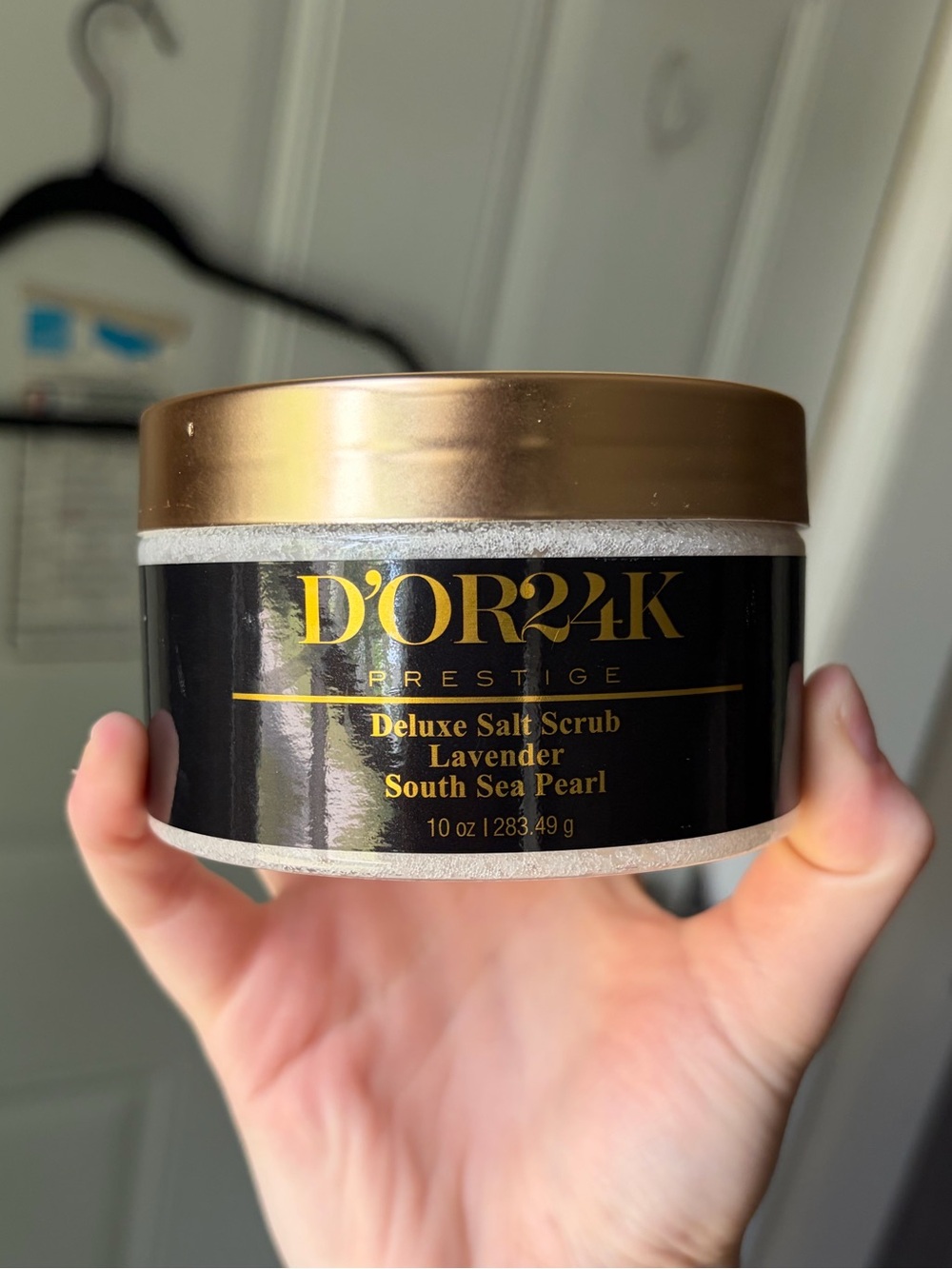 D'OR24K Prestige Deluxe Salt Scrub Lavender South Sea Pearl